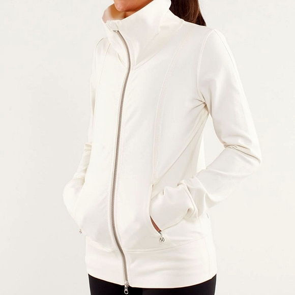 lululemon athletica Jackets & Blazers - Lululemon Daily Yoga Jacket - Polar Cream